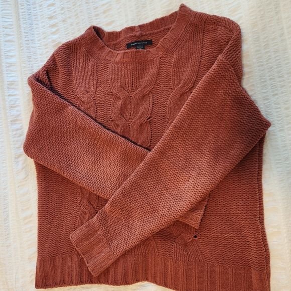 Rust coloured AE Knit Sweater Size XS - Picture 7 of 7